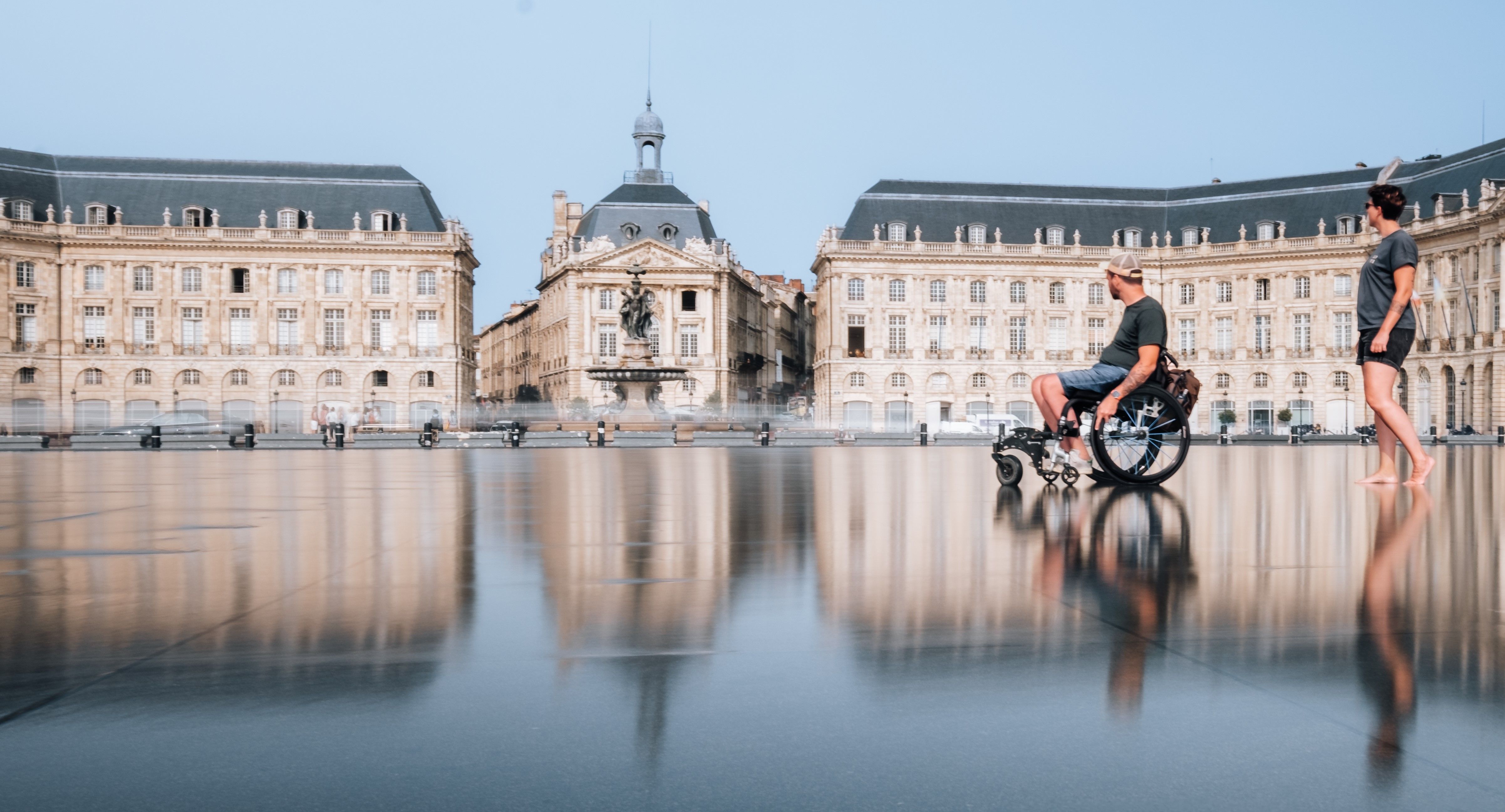 The water mirror in Bordeaux. 