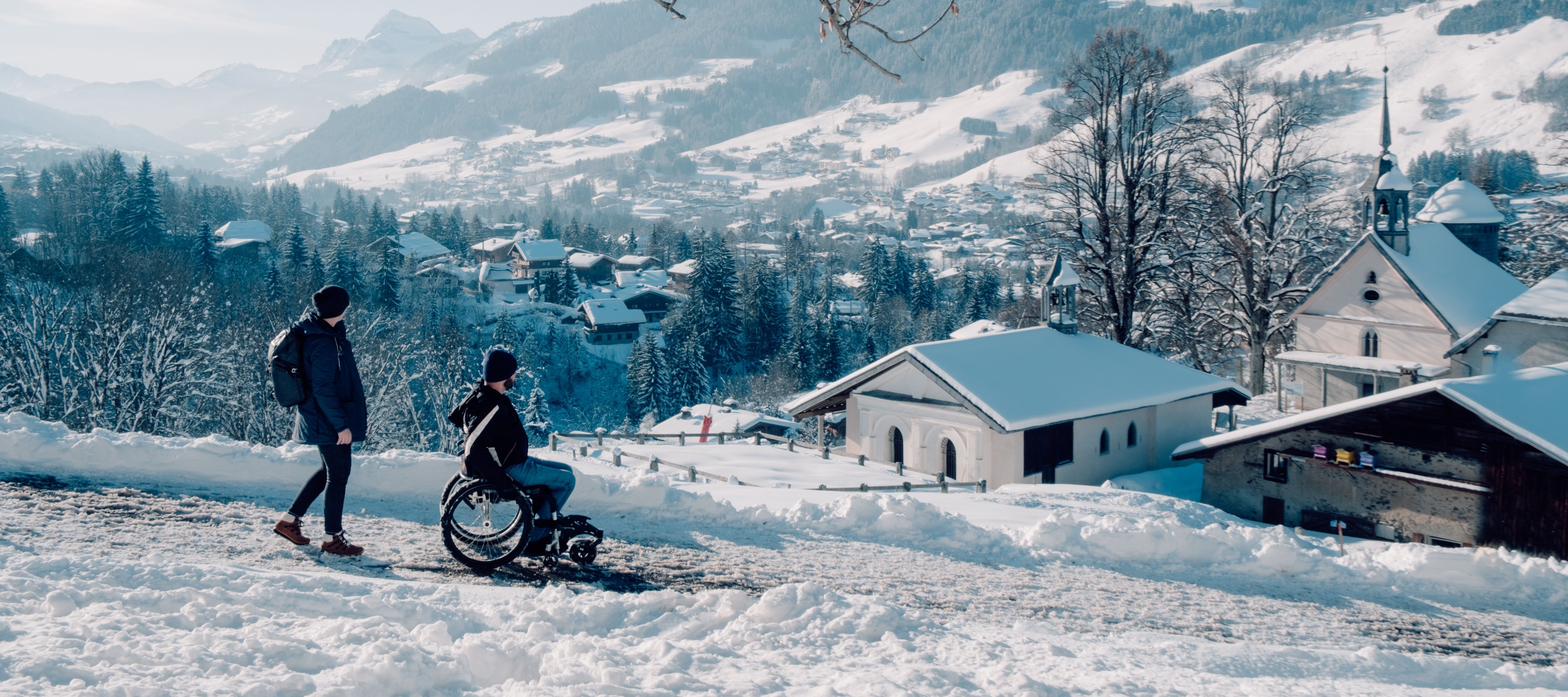 Megève, dans les Alpes. 